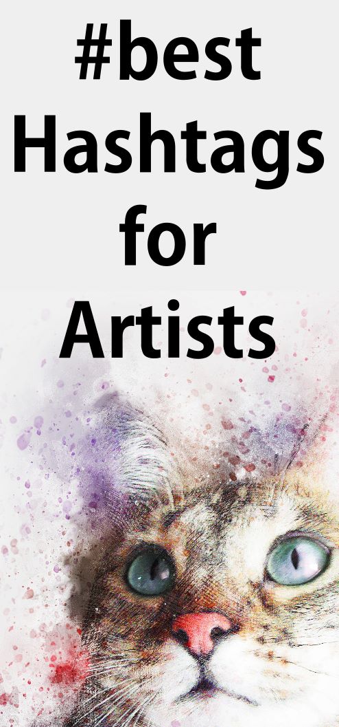 The best hashtags for artists. Learn what hashtags are, where to use them, how to use have them and the best ones to use as an artist. #art #instagramforartists